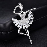 Red Trees Brand High Quality Elegant Sparkly Brooch With AAA Cubic Zirconia Flower Shape in Box